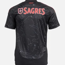New adidas Junior Drenge SLB Benfica 24/​25 udebanetrøje Sort