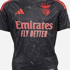 New adidas Junior Drenge SLB Benfica 24/25 udebanetrøje Sort