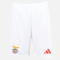 Outlet adidas Junior Drenge SLB Benfica 24/25 hjemme shorts Hvid