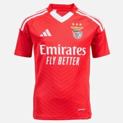 Clearance adidas Junior Drenge SLB Benfica 24/25 hjemme trøje Benfica Red