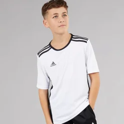 New adidas Junior Entrada 18 T-shirt /Sort Hvid