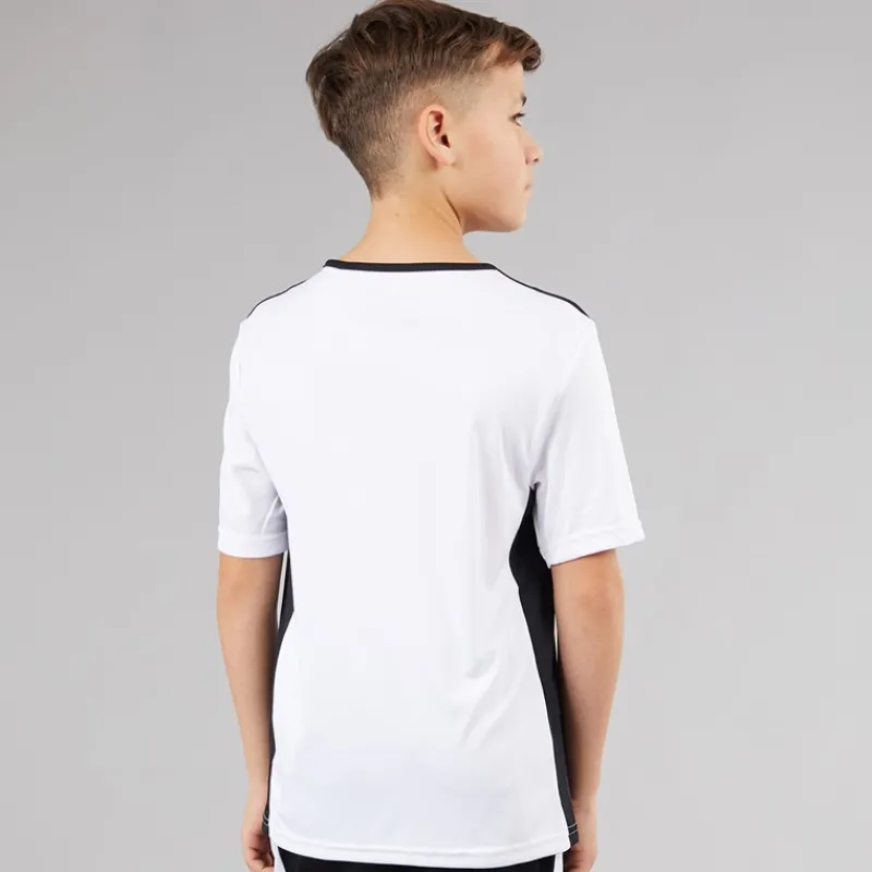 New adidas Junior Entrada 18 T-shirt /Sort Hvid