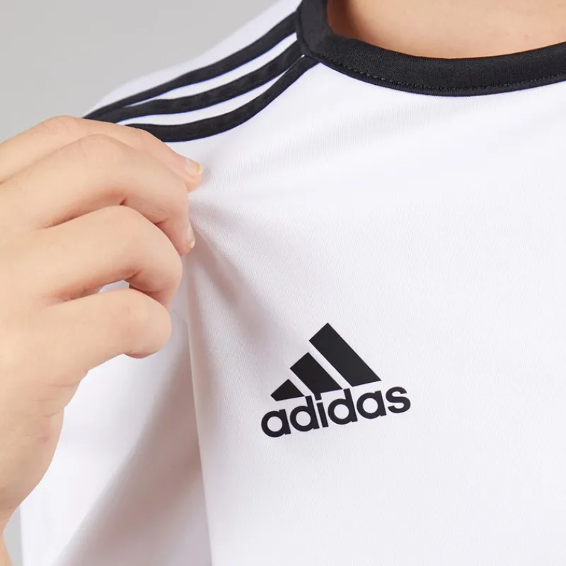 New adidas Junior Entrada 18 T-shirt /Sort Hvid