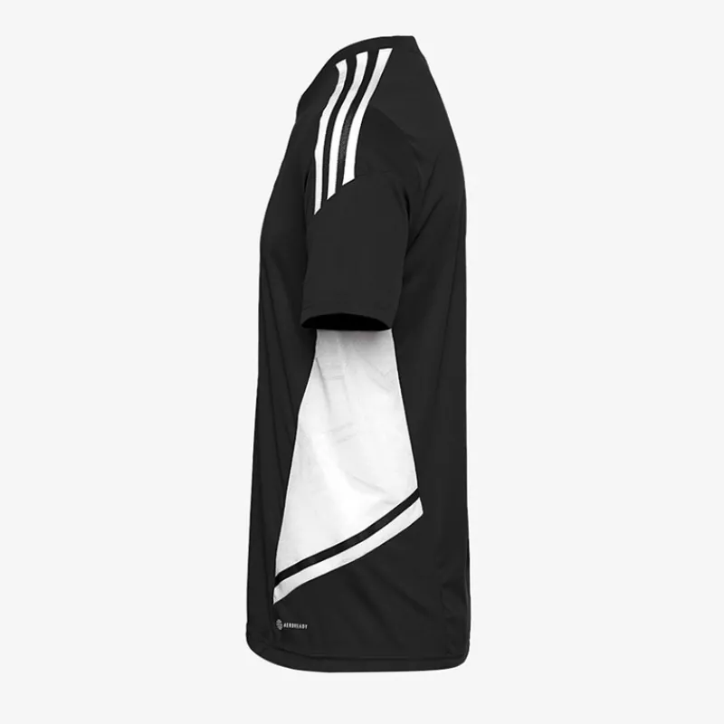 Outlet adidas Junior Entrada 18 T-shirt /Hvid Sort