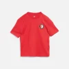 Castore Junior FR Feyenoord Core Bomulds T-Shirt Kinesisk Rød Rød