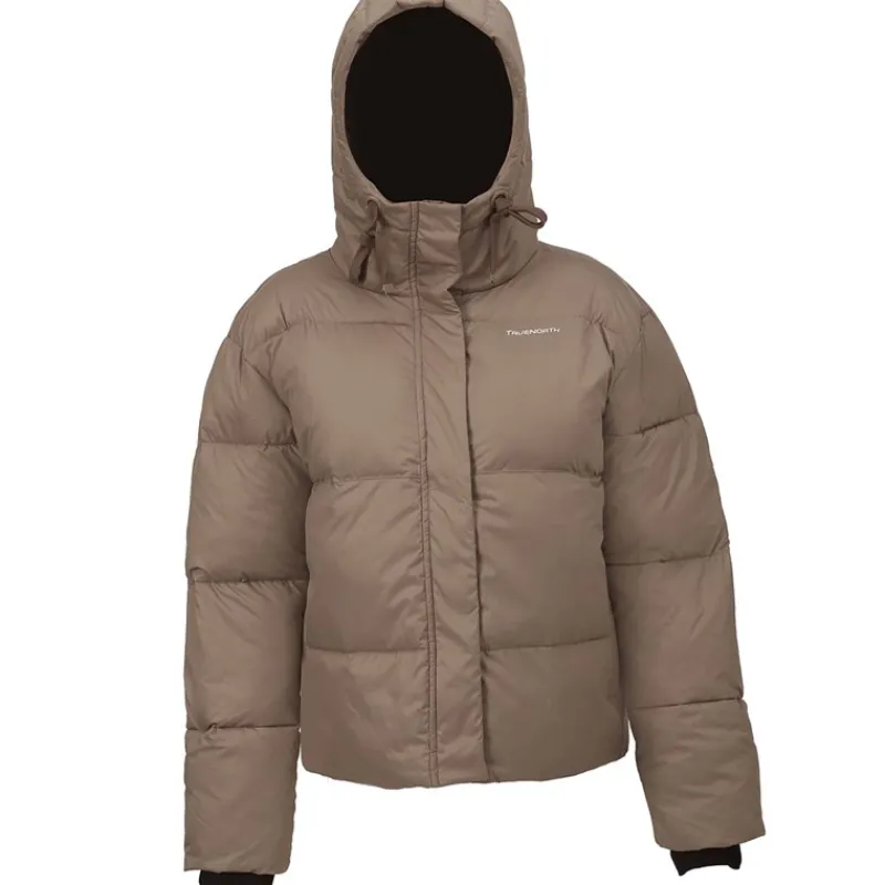 Online True North Junior Jakke Bark Lysebrun