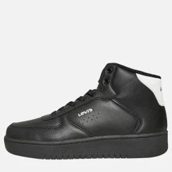 Discount Levi's Junior New Union Hi Top Sneakers Hvid 0008 Sort