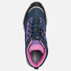 Hot GEOX Junior Piger Magnetar Ankelstøvler Navy/Violet