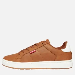 Clearance Levi's Junior Piper Sneakers Cognac 0241 Brun