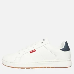 Discount Levi's Junior Piper Sneakers Blå 0063 Hvid