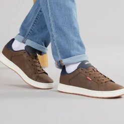 Discount Levi's Junior Piper Sneakers Mørke Navy 2241 Brun