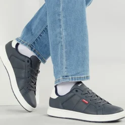 Best Levi's Junior Piper Sneakers Navy 0040 Marineblå
