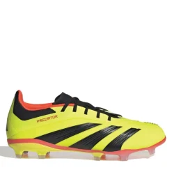 Discount adidas Junior Predator Elite FG Fodboldstøvler Fast Ground Team Solar Gul 2/​Core Sort/​Solar Rød