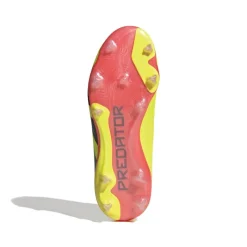Discount adidas Junior Predator Elite FG Fodboldstøvler Fast Ground Team Solar Gul 2/​Core Sort/​Solar Rød