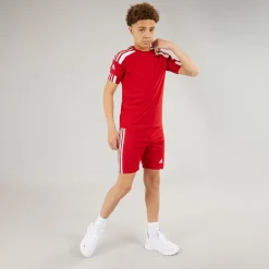 adidas Junior Squadra 21 T-shirt Team Power Red/Hvid Rød