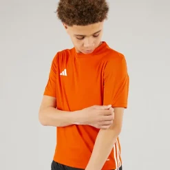 New adidas Junior Tabela 23 T Shirt Team /Hvid orange