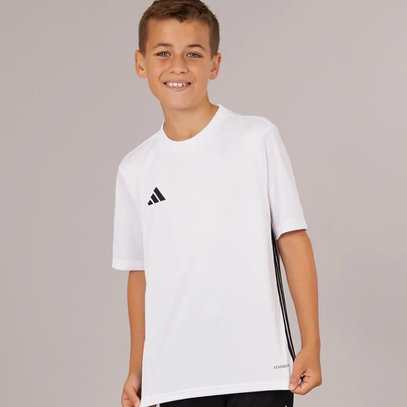 Discount adidas Junior Tabela 23 T-shirt /Sort Hvid