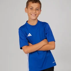Outlet adidas Junior Tabela 23 T-shirt Royal/Hvid Kongeblå