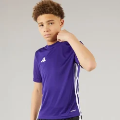 New adidas Junior Tabela 23 T-shirt Team College Purple/Hvid lilla