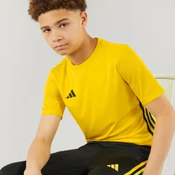 Discount adidas Junior Tabela 23 T-shirt Team Yellow/Sort Gul