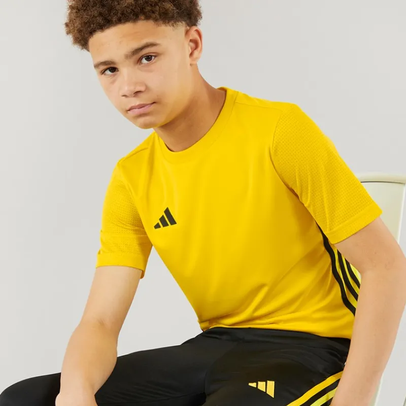 Discount adidas Junior Tabela 23 T-shirt Team Yellow/Sort Gul