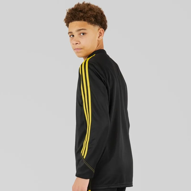 adidas Junior Tiro 23 Club 1/4 Zip Træningstop /Bright Yellow Sort