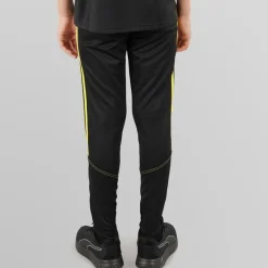 Clearance adidas Junior Tiro 23 Club Træningsbukser Sort/​Bright Yellow