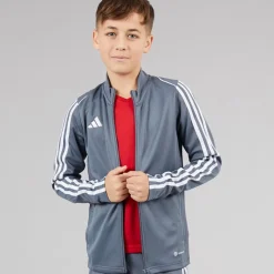 Online adidas Junior Tiro 23 League Træningsjakke Team Onix Grå