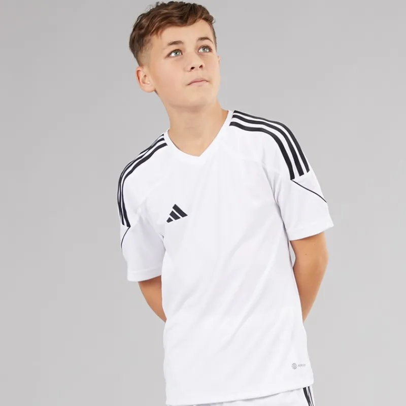 Best adidas Junior Tiro 23 League T-shirt /Sort Hvid