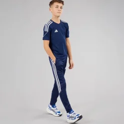 Clearance adidas Junior Tiro 23 League T-shirt Team Navy Blue/Hvid Marineblå