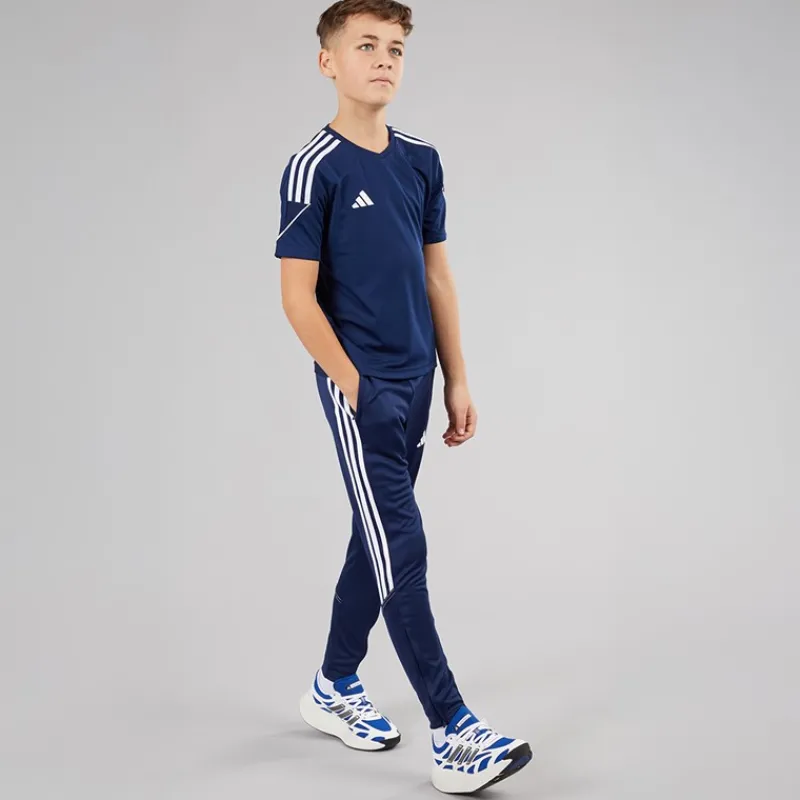 Clearance adidas Junior Tiro 23 League T-shirt Team Navy Blue/Hvid Marineblå