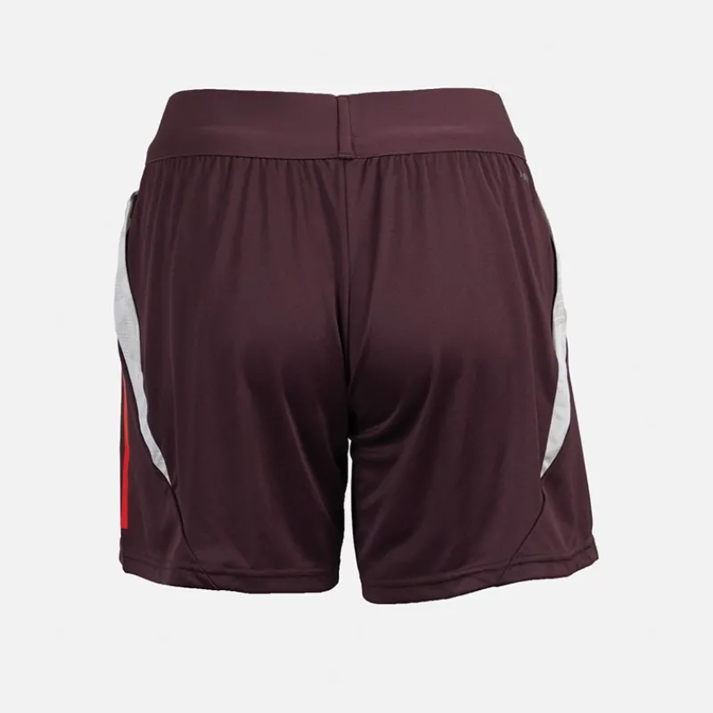 Discount adidas Kvinder FCB FC Bayern München træningsshorts Shadow Maroon/Rød