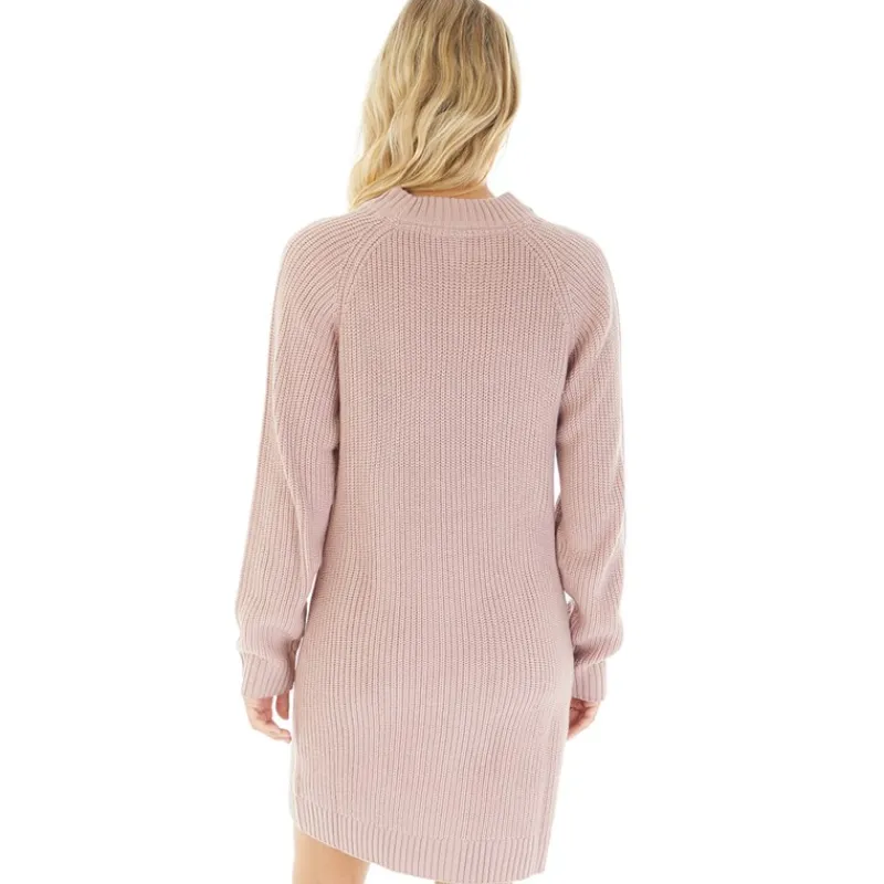 New Bench Kvindes Karlie Strikkede Kjole Blush Lyserød