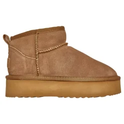 New CPH Comfort Kvindes Sydney Mini Plateau Støvletter Chestnut Kastanje