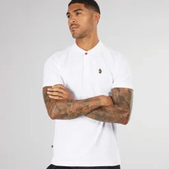 Hot LUKE 1977 Herre Williams Polo T-shirt White B Hvid