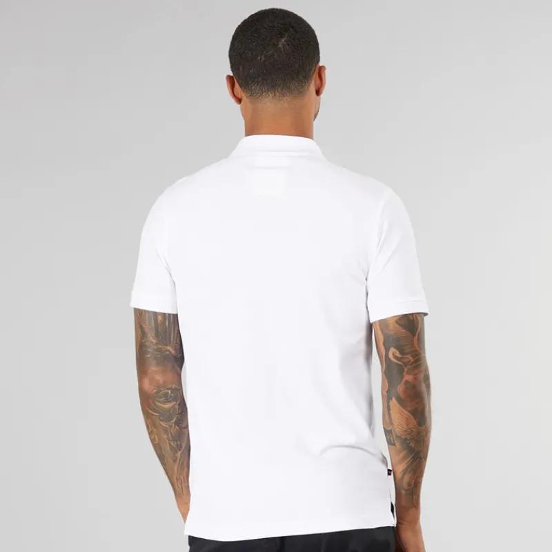 Hot LUKE 1977 Herre Williams Polo T-shirt White B Hvid