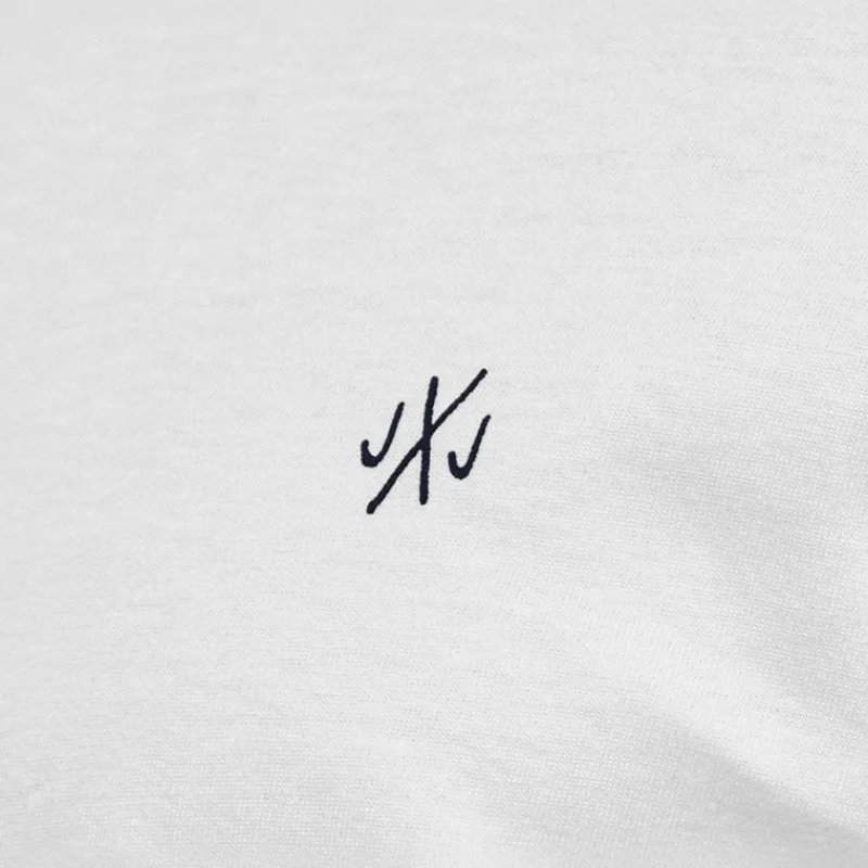 Clearance JACK & JONES Mænd Archie Tre Pak Langærmede Trøjer Hvid/Tapsko/Alloy Flerfarvet