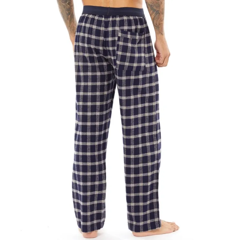 Hot French Connection Mænd FC Flannel Bukser Marine/Sten