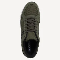 Online Ben Sherman Mænd Fowler Sneakers Khaki/​Sort kakigrøn