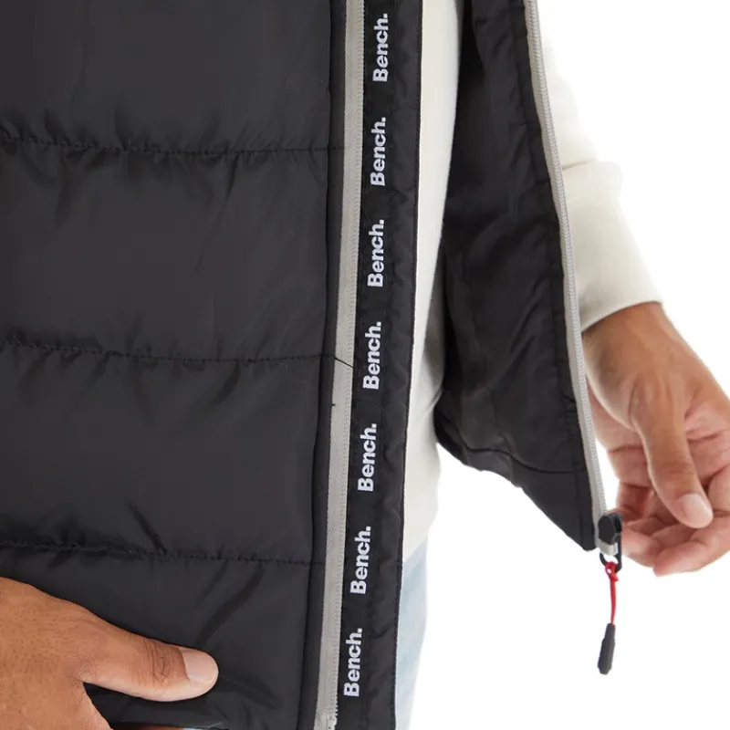 Sale Bench Mænd Galban Hættepuffer Vest Sort
