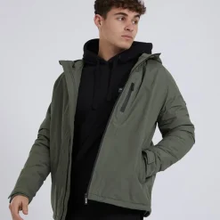 Clearance Bench Mænd Glynne Jakke Khaki kakigrøn
