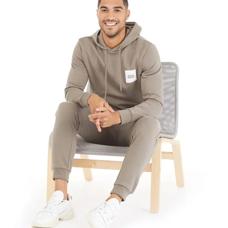 Hot JACK & JONES Mænd Lås Træningsdragt Falcon Beige