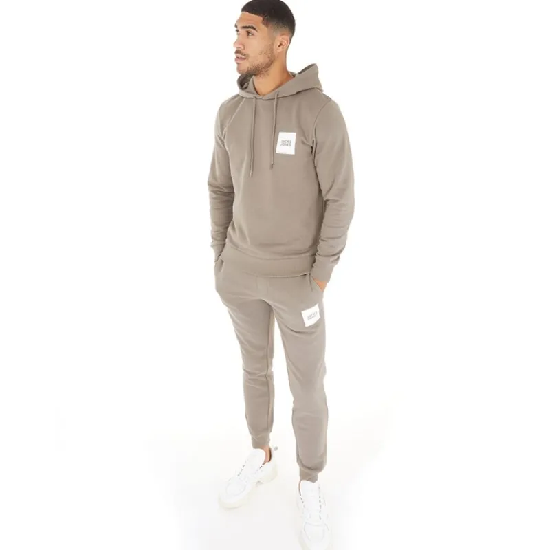 Hot JACK & JONES Mænd Lås Træningsdragt Falcon Beige