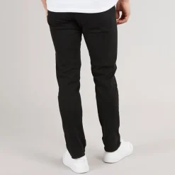 Clearance Crosshatch Mænd Roysden Chino Sort