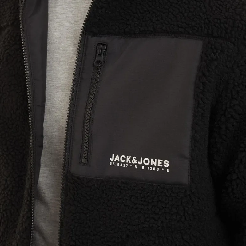 Sale JACK & JONES Mænd Vesterbro Teddy Jakke Sort