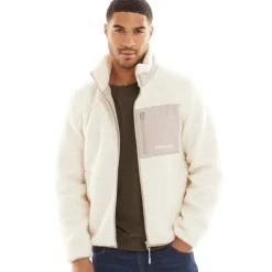 Clearance JACK & JONES Mænd Vesterbro Teddy Jakke Atmosphere beige