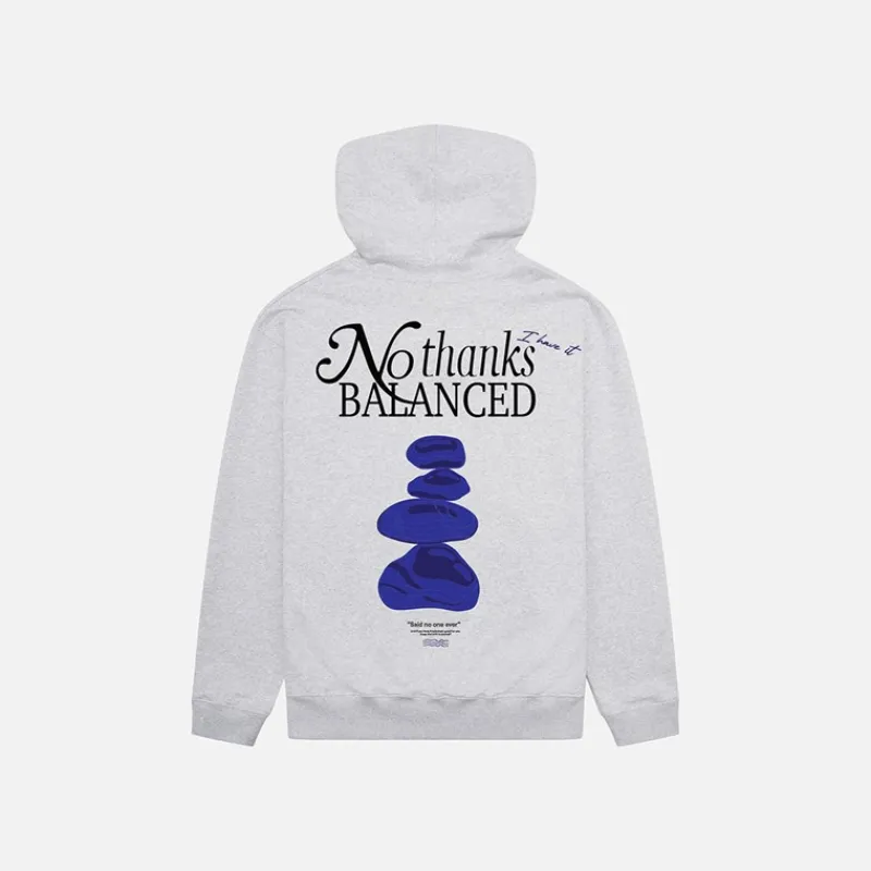 New Woodbird Pacs Balance Hættetrøje Snow Melange