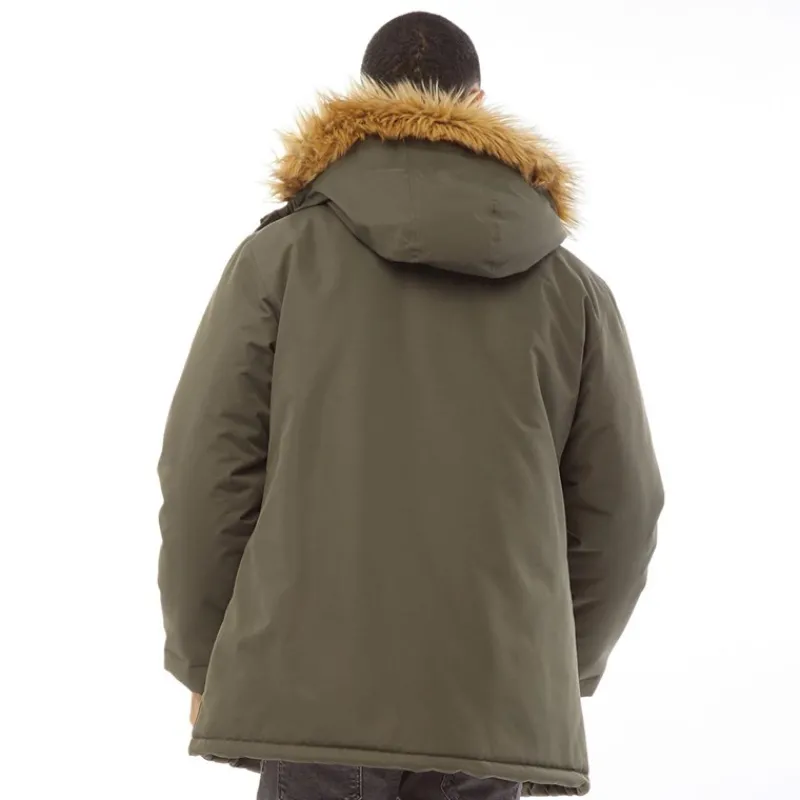 New French Connection Parka til Herre 4 Khaki