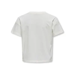 Sale Only Piger Abelone Word Top Box T-Shirt Cloud Dancer Spirit