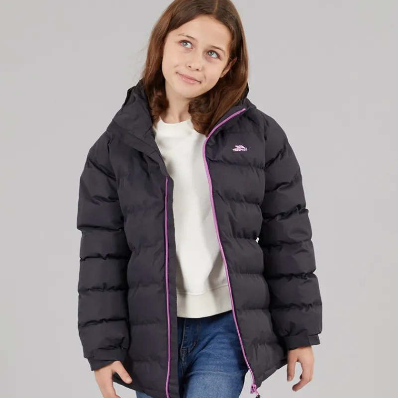 Outlet Trespass Piger Amira Waterproof Padded Præstation/Teknisk Grå Grå